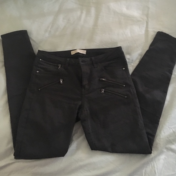 Zara dark gray skinny jeans