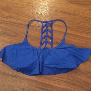 Bikini flounce top