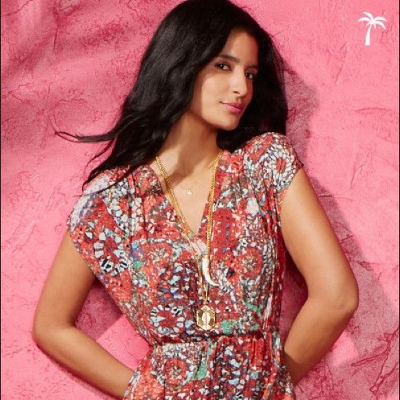 ✨NEW PRICE✨CAbi Mosaic Wrap Dress Special Release