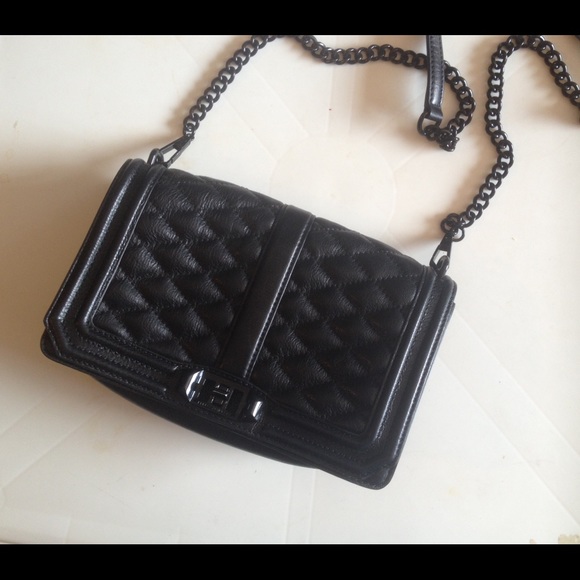 Rebecca Minkoff Love Crossbody Bag Black - Picture 2 of 4
