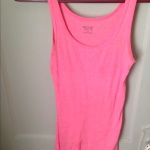 Target Mossimo Brand Small Neon Pink Beater tank