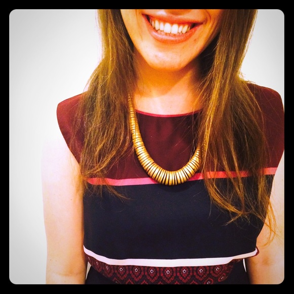 Metallic necklace