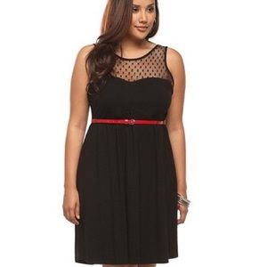 Torrid Swiss Dot Tank Dress Size 14