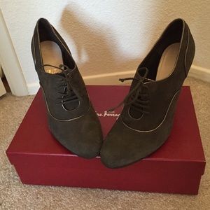 Authentic Salvatore Ferragamo Lena Booties