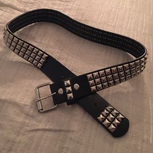 Black and Silver Studded belt