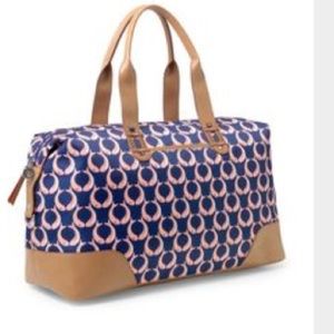 Stella & Dot jetset bag--fish pattern