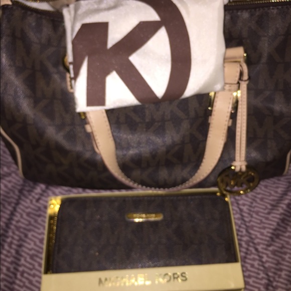 SOLD Authentic Michael Kors Brown Bag