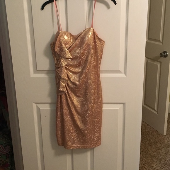Gold Formal dress