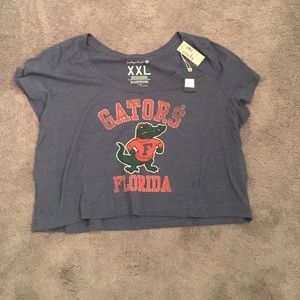 American Eagle Florida Gators Cropped Tee XXL