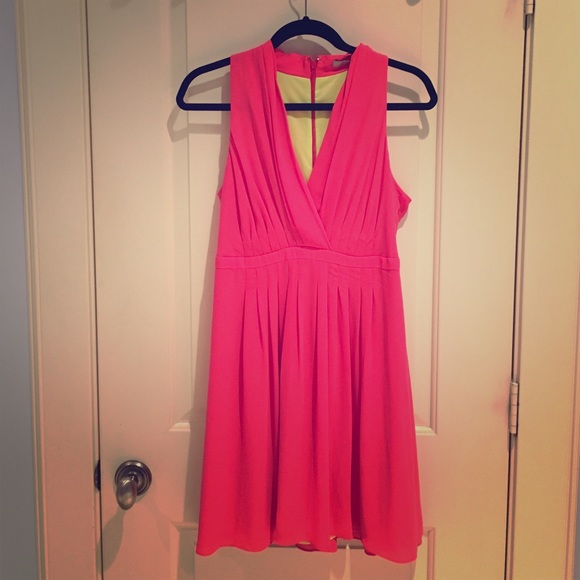 MARC NEW YORK hot pink mini dress