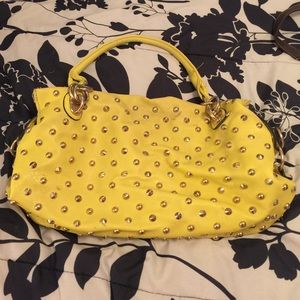 Yellow Stud Purse