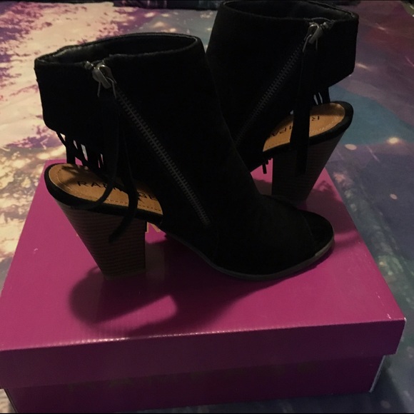 Suede Booties - Picture 2 of 3