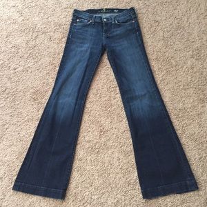 7 for All Mankind Dojo Flare Jeans- size 27