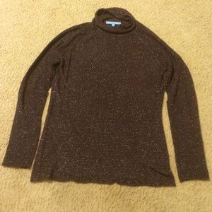 Turtleneck light sweater