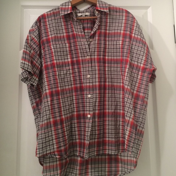 Madewell Plaid Courier