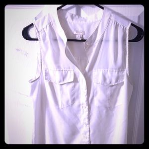 J. Crew cream top