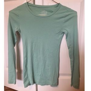 J Crew mint long sleeve