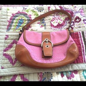 Pink Coach Handbag