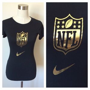 Nike DRI-FIT NFL BLACK & Gold T-Shirt