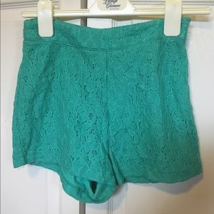 Forever 21 lace shorts