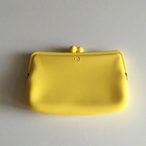 Yellow Purse/Makeup Bag