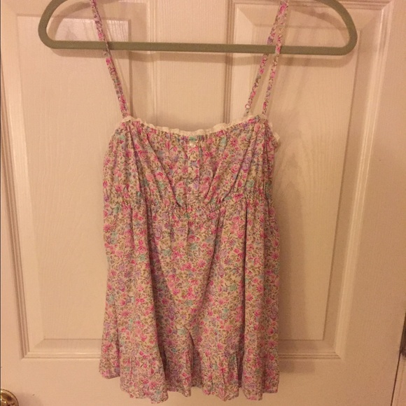 Delia's floral tank top - Picture 1 of 4