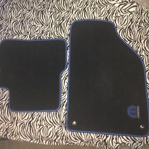 Mopar floor mats for a Dodge Dart