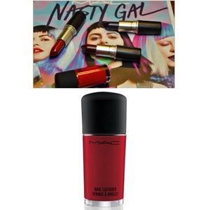 MAC NailPolish - Flaming Rose from Nasty Gal Colab