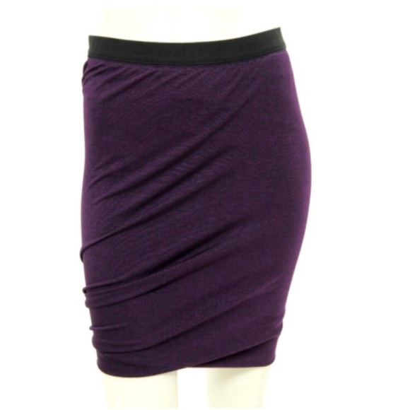 T Alexander Wang Purple Skirt