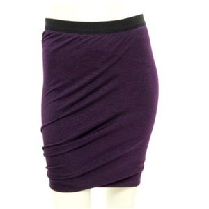 T Alexander Wang Purple Skirt