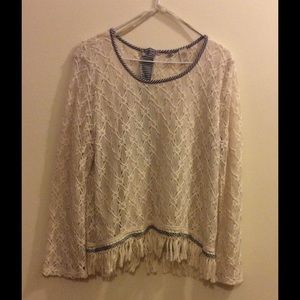 BKE lace sweater