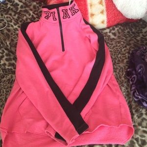 Pink half-zip