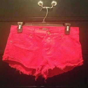 Red Forever 21 Shorts