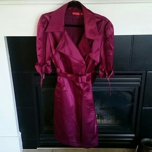 3/4 length sleeve trench coat