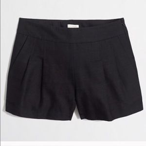 J.CREW SZ 12 Pleated Shorts black