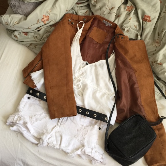 Tan suede jacket