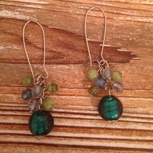 Blue Dangle Earrings