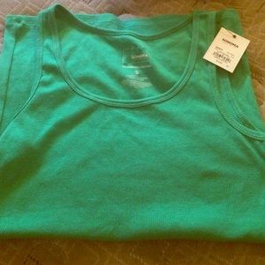 Brand New Sonoma green tank top