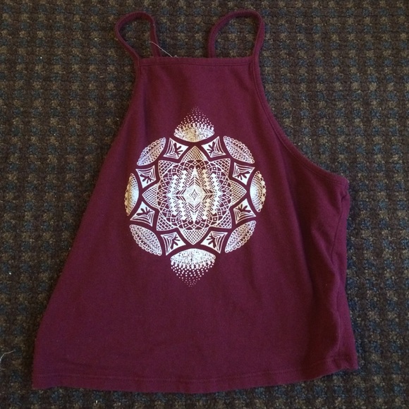 LA hearts crop top