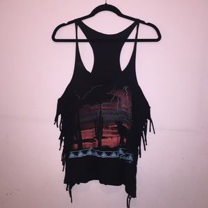 O'Neill Desert Wolf graphic tank top!