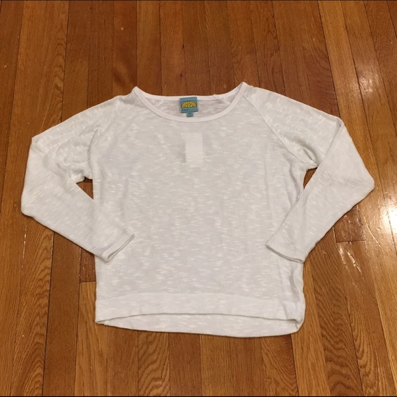 Lightweight White Super Soft Sweater