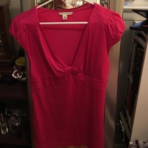 Pink banana republic tee