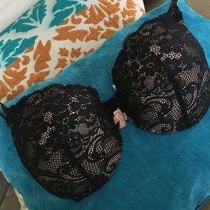 Victoria's Secret Black Lace Angels Bra