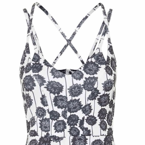 NWT Topshop Floral Bodycon Dress - Picture 3 of 4