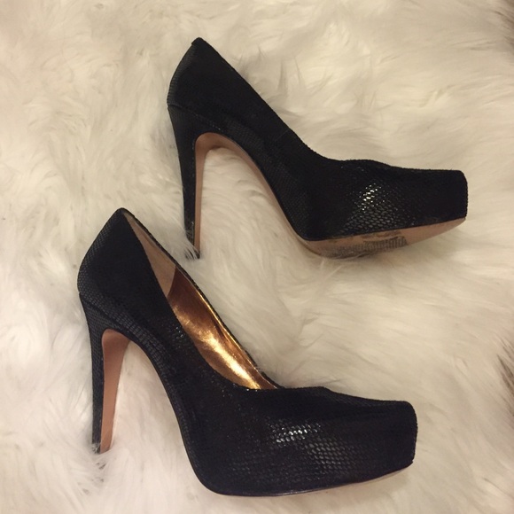 BCBG Faux Python Pumps - Picture 2 of 2
