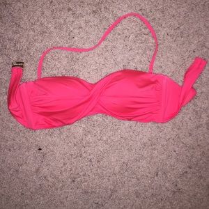 Pink swim top (can be strapless)