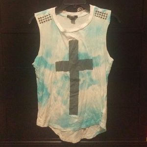 Frever21 "Cross" Muscle Tee