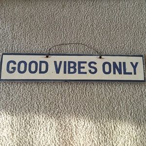 Brandy Melville wood sign