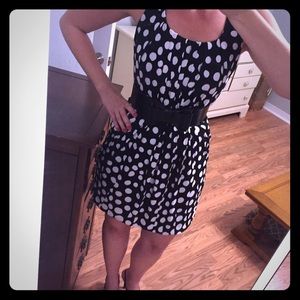 White House Black Market Polka Dot Dress