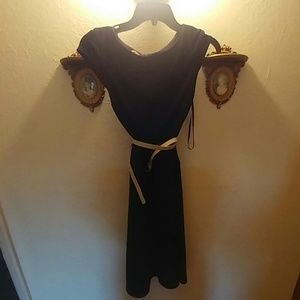 Navy blue Anne Klein dress w/ belt